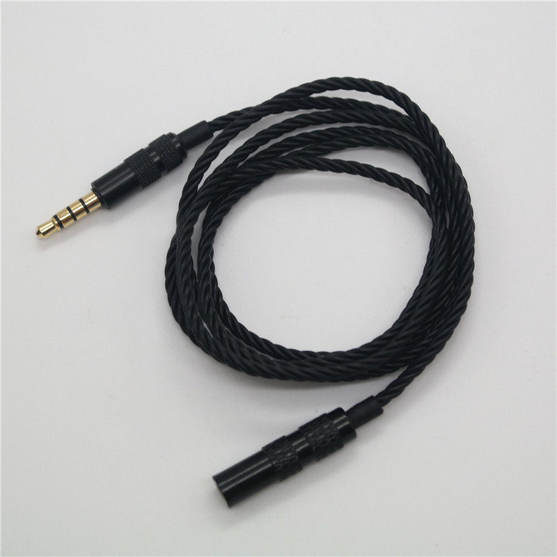 Pirole kabel za slušalice patch, četvero savijen, muški–ženski produžni kabel, bakreno jezgro, TPE omotač