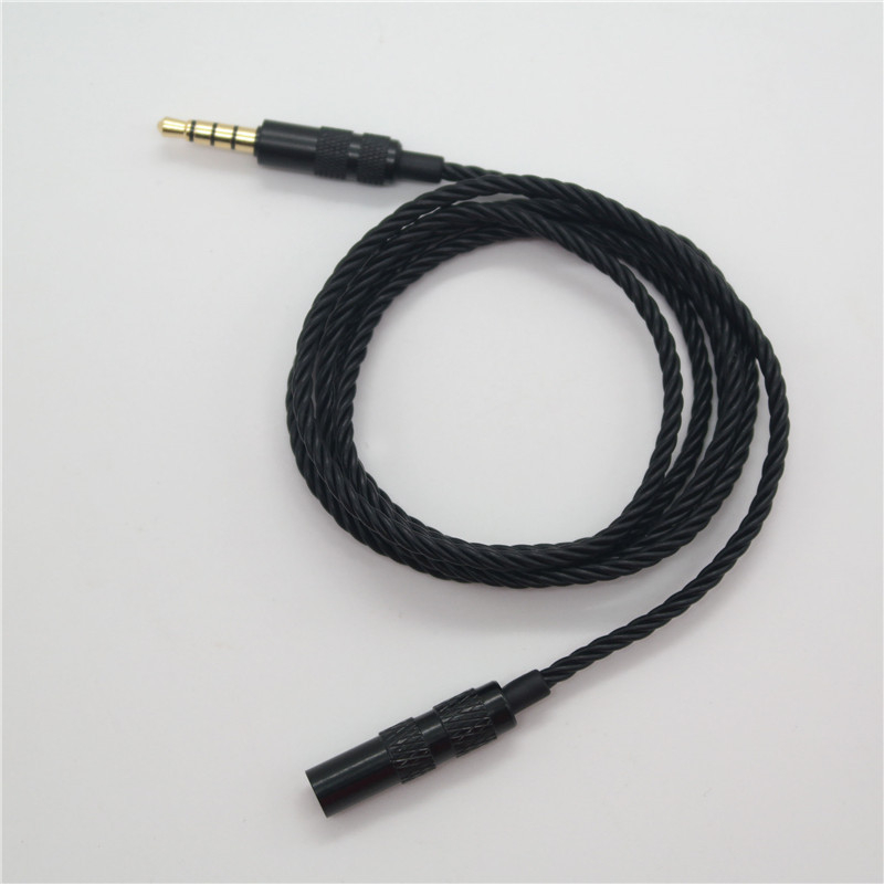 Pirole kabel za slušalice patch, četvero savijen, muški–ženski produžni kabel, bakreno jezgro, TPE omotač