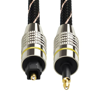 EMK Easy Mike SPDIF Toslink optični audio kabel, pozlaćeni konektori, optičko vlakno, 3,5 mm priključak, model HB/B3.5