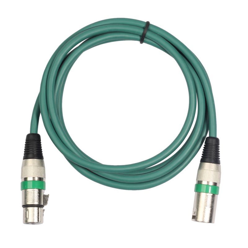 XLR balansirani audio kabel, muški–ženski priključak, bojom kodiran, 3-žilni, za mikrofon i mikser