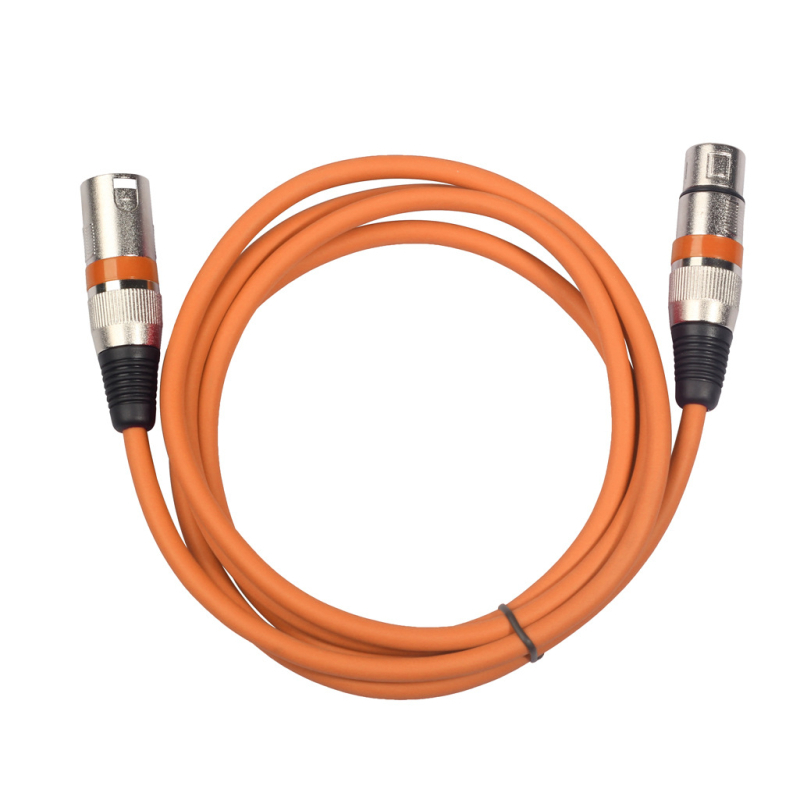XLR balansirani audio kabel, muški–ženski priključak, bojom kodiran, 3-žilni, za mikrofon i mikser