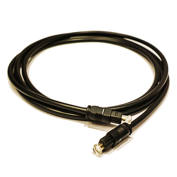 Veriger cablu audio digital cu fibră optică, placat cu aur, ecranat, nucleu din fibră optică din plastic