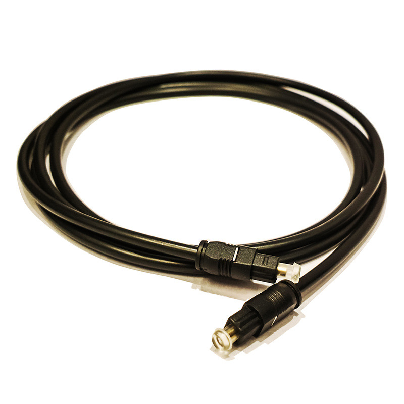 Veriger cablu audio digital cu fibră optică, placat cu aur, ecranat, nucleu din fibră optică din plastic
