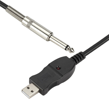 Cablu USB pentru chitară cu strat de argint, miez de oțel cu înveliș de cupru și conductor din cupru