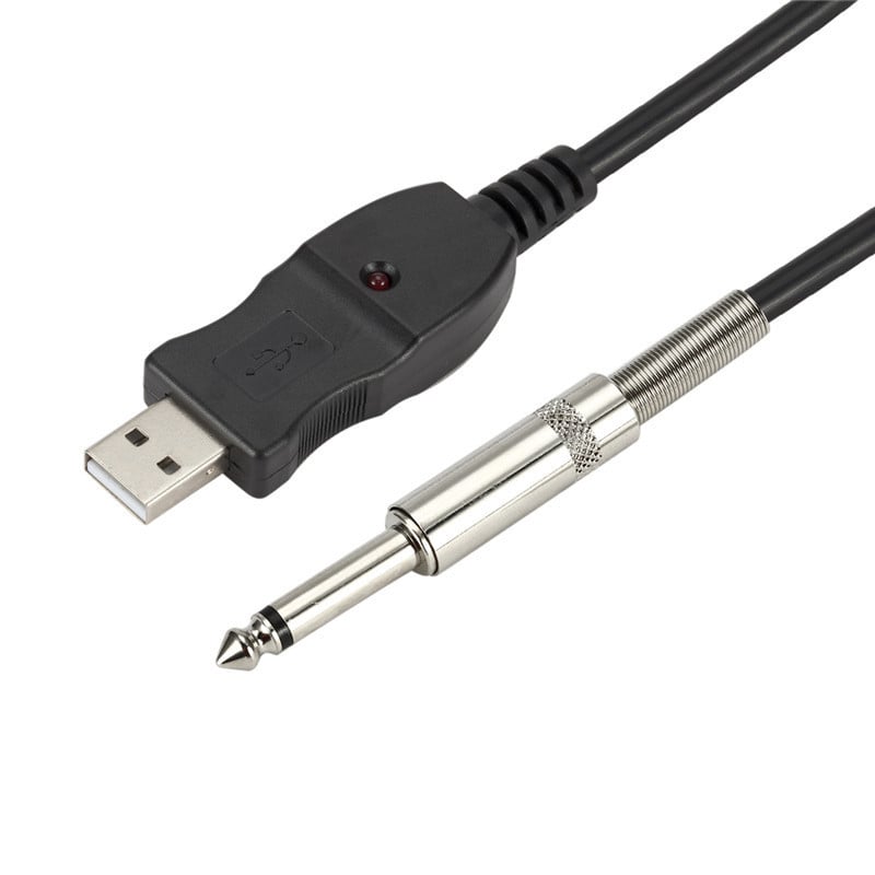 Cablu USB pentru chitară cu strat de argint, miez de oțel cu înveliș de cupru și conductor din cupru