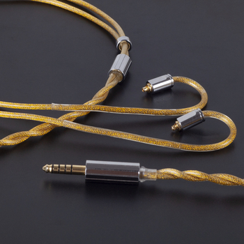 Kabel za nadogradnju slušalica od legiranog bakra MMCX 078, dvostruki pin, QDCTFZ, Hi-Fi audiophile kabel 3.5 4