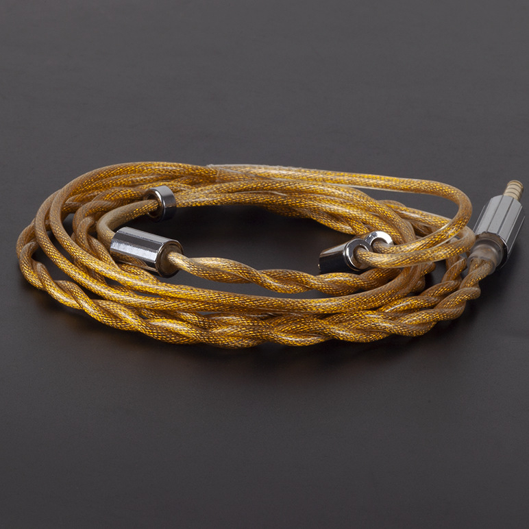 Kabel za nadogradnju slušalica od legiranog bakra MMCX 078, dvostruki pin, QDCTFZ, Hi-Fi audiophile kabel 3.5 4