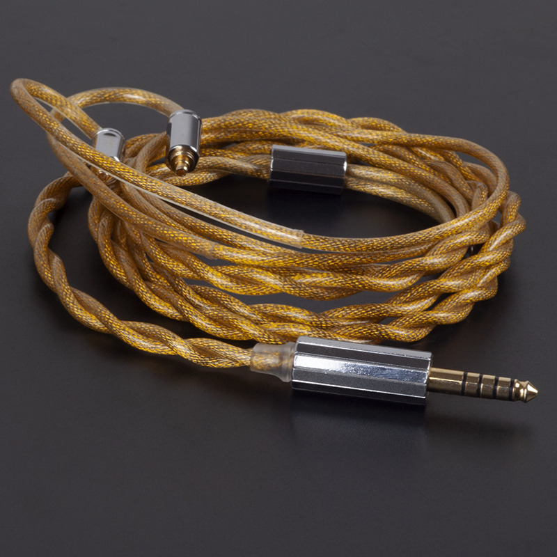 Kabel za nadogradnju slušalica od legiranog bakra MMCX 078, dvostruki pin, QDCTFZ, Hi-Fi audiophile kabel 3.5 4