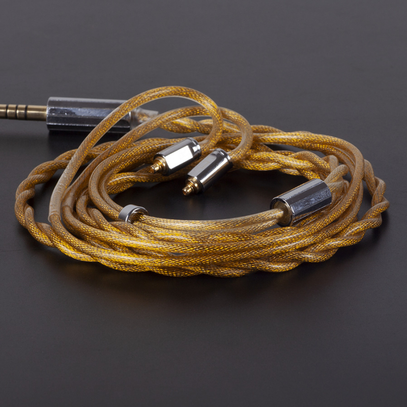 Kabel za nadogradnju slušalica od legiranog bakra MMCX 078, dvostruki pin, QDCTFZ, Hi-Fi audiophile kabel 3.5 4