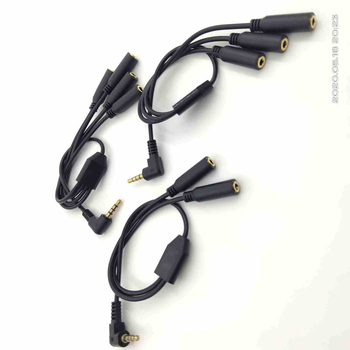 Audio kabel splitter 3.5 mm, 1 na 4, trokanalni dizajn, gole bakreno jezgro