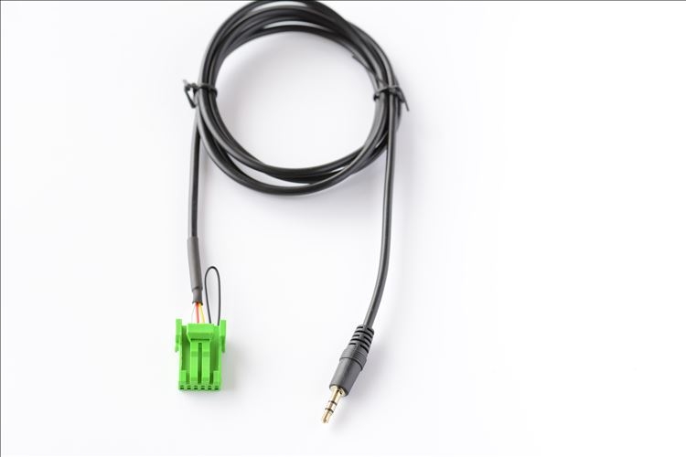 6-pin AUX 3,5 mm vstupný kábel pre Honda/Acura RDX TSX MDX CSX — holé meďové jadro, meď bez oxidu