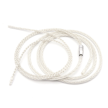 Cablu pentru căști din cupru placat cu argint, 8 fire, împletit, GN02A - upgrade DIY al liniei de sunet, proces OEM