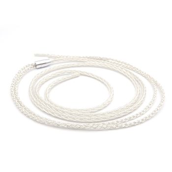 Cablu pentru căști din cupru placat cu argint, 8 fire, împletit, GN02A - upgrade DIY al liniei de sunet, proces OEM