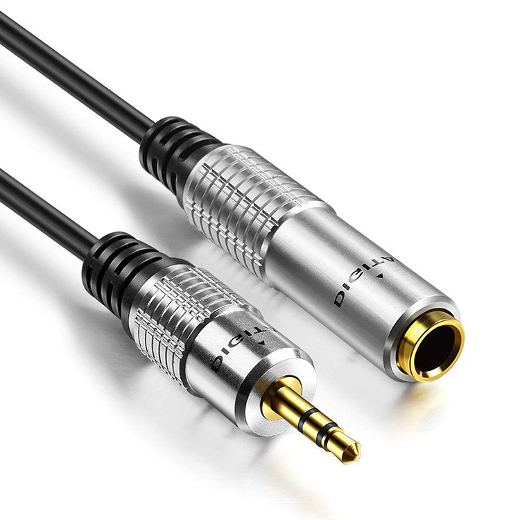 Stereo audio adapter 6.35 mm samica na 3.5 mm muški, duljina 0.3 m, bakreni vodič, model YR-L-38-03