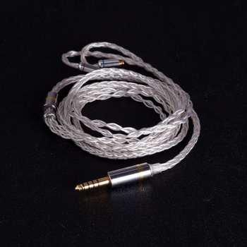 Kabel za nadogradnju slušalica s 8-žilnim, srebrnim premazom, kompatibilan SE535, IE80S, IE300; 0,78 mm dvopinski; A2DC, MMCX, QDC