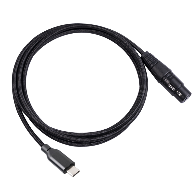 Type-C na XLR ženski kabel za PC, TY20F, signalni kabel, niklani sloj, bakreno jezgro