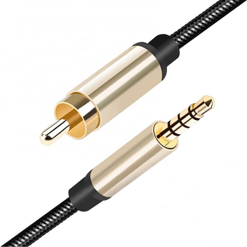 Audio kabel 3,5 mm na RCA (bakreni vodiči), kompatibilan s TCL i Xiaomi TV