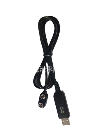 Încărcător pentru baterie portabilă, sursă USB, creștere la 9V, interfață cu clips și buton, cablu de încărcare baterie