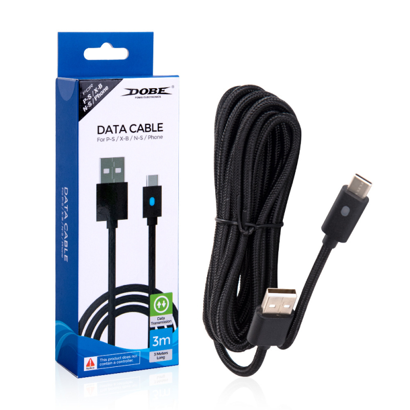 DOBE PS5 χειριστήριου USB Type-C πλεκτό καλώδιο φόρτισης, OEM, γρήγορη φόρτιση
