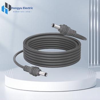 Hongyu MINI DC5521 vodotesný napájací kábel, konektor DC5521 samec–samica, 4. generácia, pre napájanie vozidla, dĺžka podľa výberu