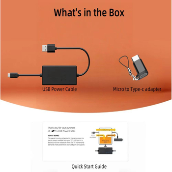 Napájací kábelový adaptér pre 4K USB TV multimédiu - Značka Cooshu; Model Btl-gdx; OEM spracovanie; Obsah balenia: napájanie + adaptér + krabica