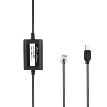 Napájací kábel USB-C na RJ11 pre automobilový radarový detektor, zosilnenie 5V–12V, dĺžka 1,5 m, model Usb C to RJ11