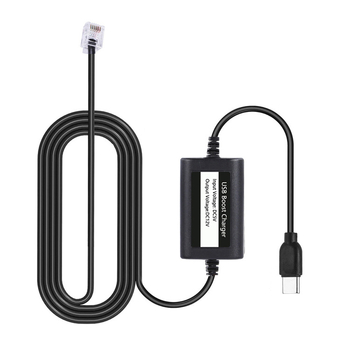 Napájací kábel USB-C na RJ11 pre automobilový radarový detektor, zosilnenie 5V–12V, dĺžka 1,5 m, model Usb C to RJ11