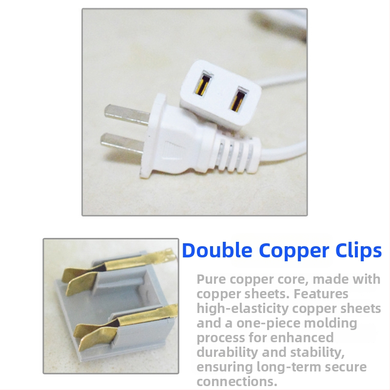 Vidaus naudojimui skirtas įtampos prailginimo kabelis — PVC korpusas, vario/aliuminio laidininkas, vidaus AC prailginimas, veikia iki -10°C