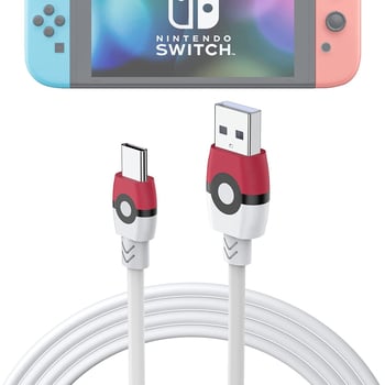 Nintendo Switch OLED USB-C kábel pre rýchle nabíjanie, 1,5 m, 60W PD, s jedným konektorom