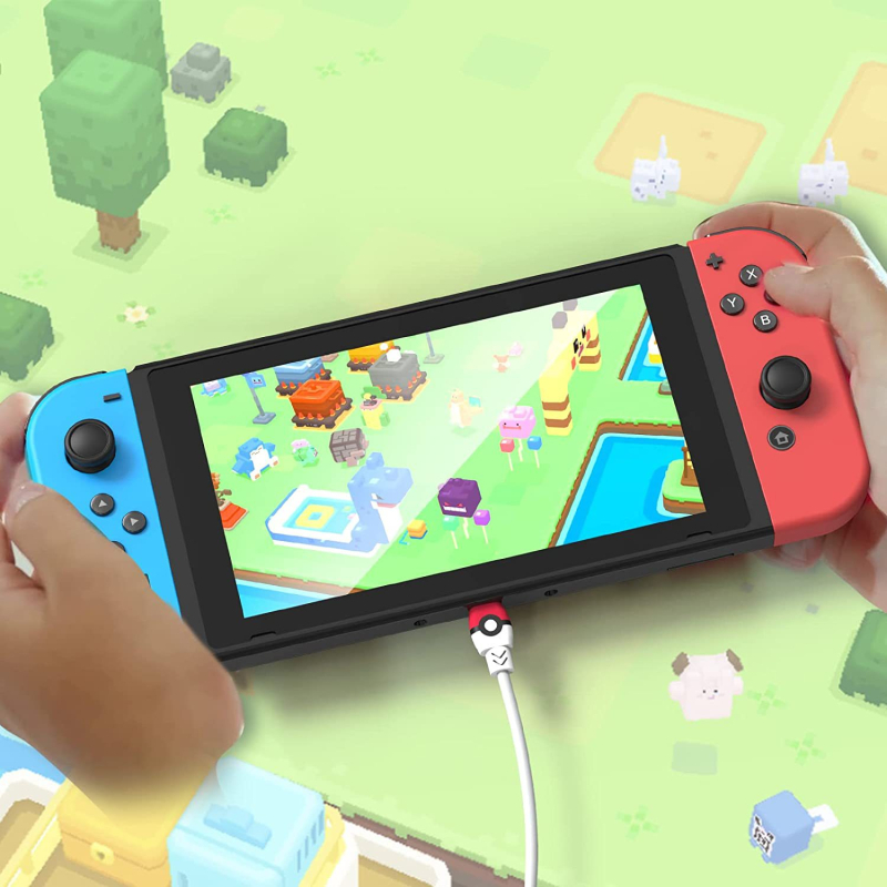 Nintendo Switch OLED USB-C kábel pre rýchle nabíjanie, 1,5 m, 60W PD, s jedným konektorom
