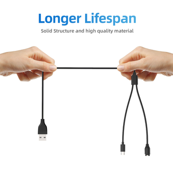 2-in-1 Ātrās uzlādes kabelis Garmin Fenix 5/5X/5S/6/6X/7S