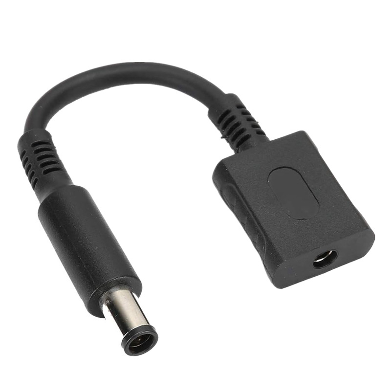 Barošanas pārveidošanas kabelis HP/Dell klēpjdatoram, savienotājs 4.5x3.0 mm uz 7.4x5.0 mm, garums 15 cm, modelis 4530-7450