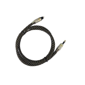 Toslink optični audio kabel — pozlaćeni konektori, jezgro od plastičnog optičkog vlakna, CE certifikat