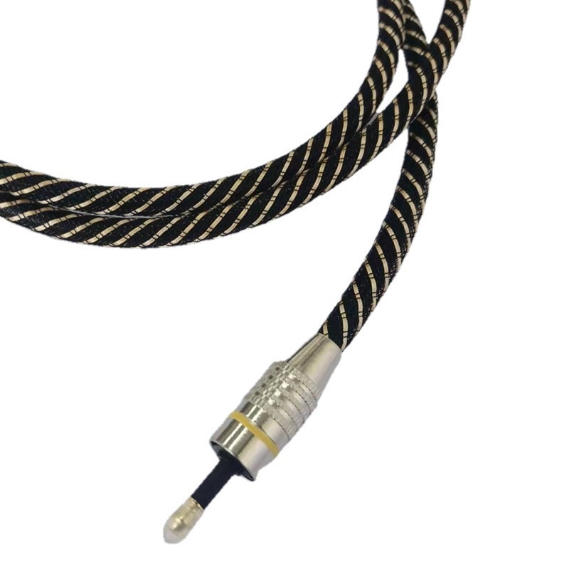 Toslink optični audio kabel — pozlaćeni konektori, jezgro od plastičnog optičkog vlakna, CE certifikat