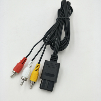 N64 játékkonzol kábel, PVC, modell N64, kompatibilis a Nintendo 64-gyel