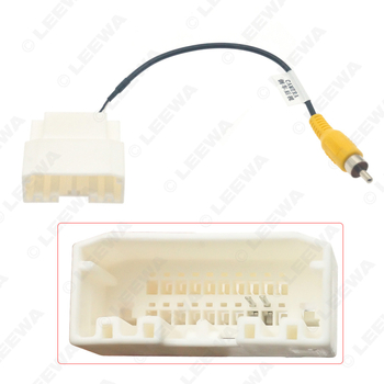 LEEWA hátsó kamera videókábel adapter Chrysler 300C/daqikuwei – Műanyag + Fém
