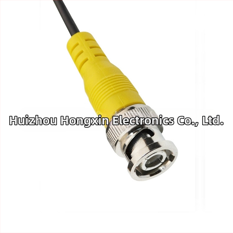 Panorāmas video savienojošais kabelis, divu vadu vara pārklāta alumīnija vadītājs, PVC ārējais apvalks, BNC-RJ45-BNC adapters, modelis Hx20992, ISO 9001 sertificēts