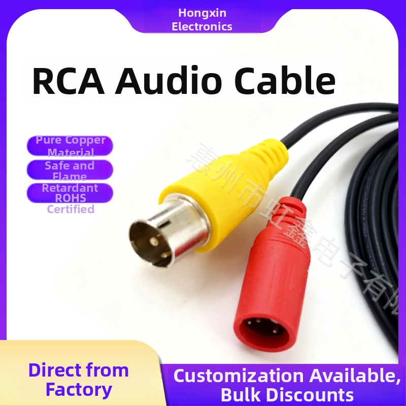 Panorāmas video savienojošais kabelis, divu vadu vara pārklāta alumīnija vadītājs, PVC ārējais apvalks, BNC-RJ45-BNC adapters, modelis Hx20992, ISO 9001 sertificēts