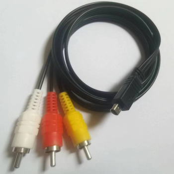 Sony kamera divrindu AV izejas kabelis, modeļa VMC-15FS10P-2, AV audio/video līnija, ciets vara vadītājs, svars 42 g