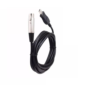 USB kabel za gitaru s nikliranom konektorom, bakreni vodnik, OEM obrada