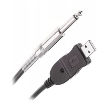 USB kabel za gitaru s nikliranom konektorom, bakreni vodnik, OEM obrada