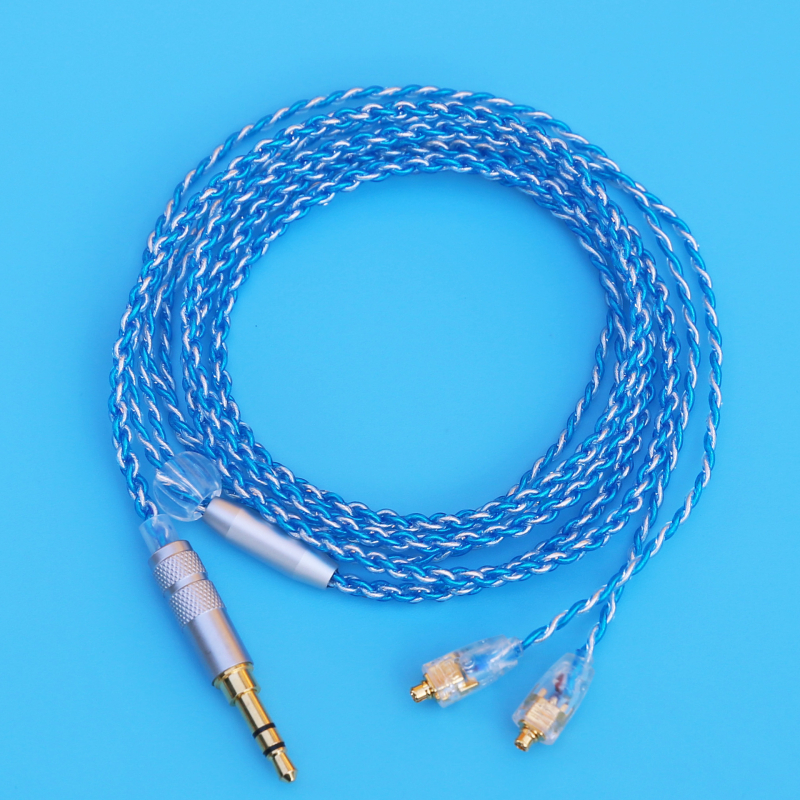 Kabel za slušalice s MMCX utikom, ručno izrađeni DIY Guan He, set od tri komada