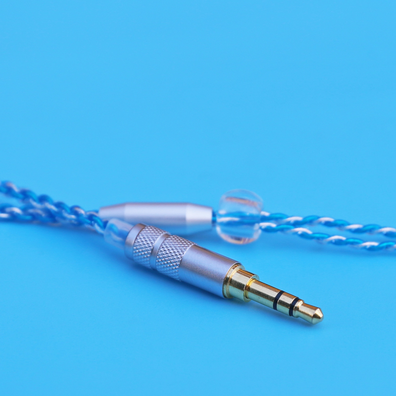 Kabel za slušalice s MMCX utikom, ručno izrađeni DIY Guan He, set od tri komada