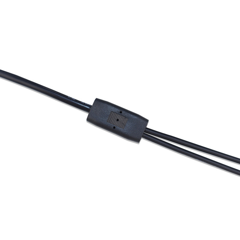 DC5521 1F į 2M maitinimo skirstomasis kabelis vaizdo stebėjimo kameroms, PVC apvalkalas, nestandartinis, skirtas elektros prietaisams