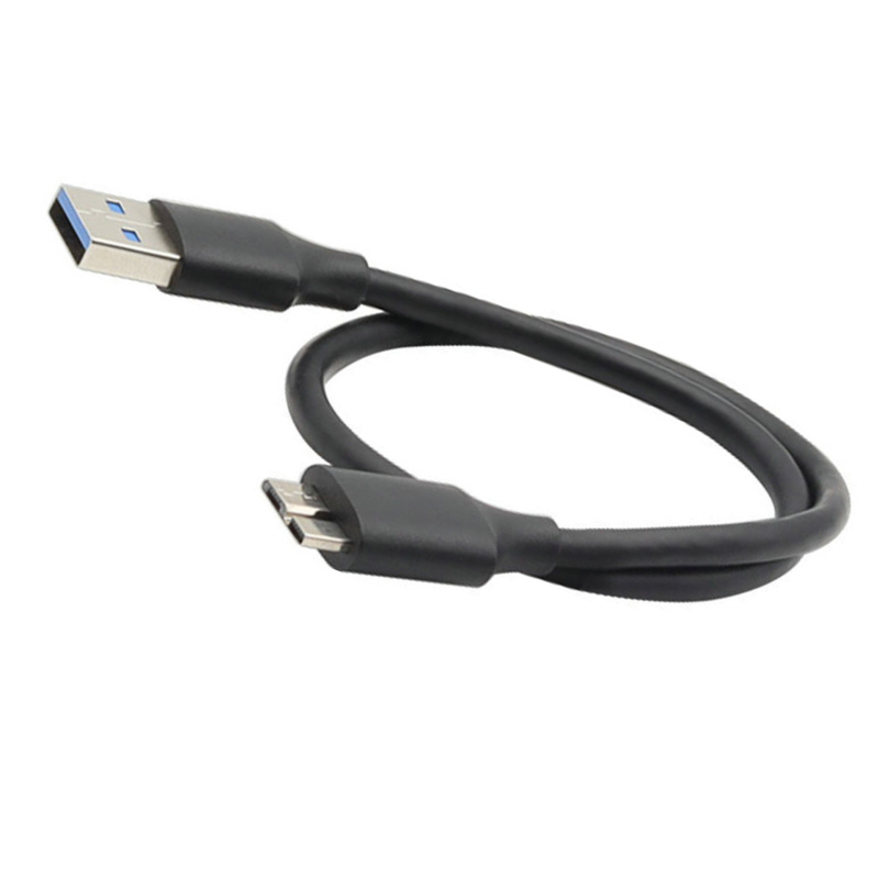 USB 3.0 uz Micro-B datu kabeli ārējā cietajam diskam – USB 3.0A vīrietis, vara kodols, cinkota vara vadāms, ISO 9001