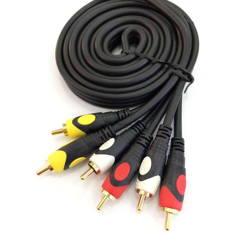 AV καλώδιο για set-top box, επίχρυση επίστρωση, πυρήνας από χαλκό, αγωγός από καθαρό χαλκό