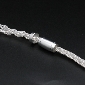 HiFi fejhallgató felújító kábel — ezüstözött réz mag, MMCX/QDC/TFZ, 0.78mm 2-pin, csatlakozó opciók 3.5mm/4.4mm/2.5mm