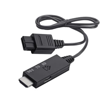 N64 na HDMI pretvarač adapter kabel - Kompatibilno s N64, SNES, SFC, NGC (Model F0056, HDMI, žični, ABS)