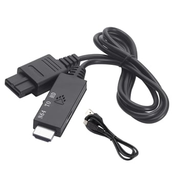 N64 na HDMI pretvarač adapter kabel - Kompatibilno s N64, SNES, SFC, NGC (Model F0056, HDMI, žični, ABS)