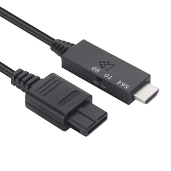 N64 na HDMI pretvarač adapter kabel - Kompatibilno s N64, SNES, SFC, NGC (Model F0056, HDMI, žični, ABS)